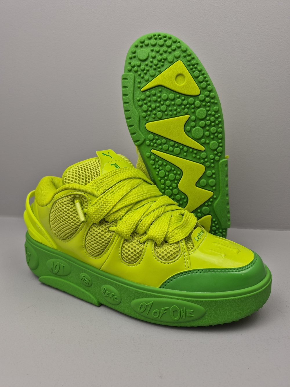 PUMA LaMelo Ball LaFrancé “Slime” Basketball Shoes Men’s Size 9 NEW WOB